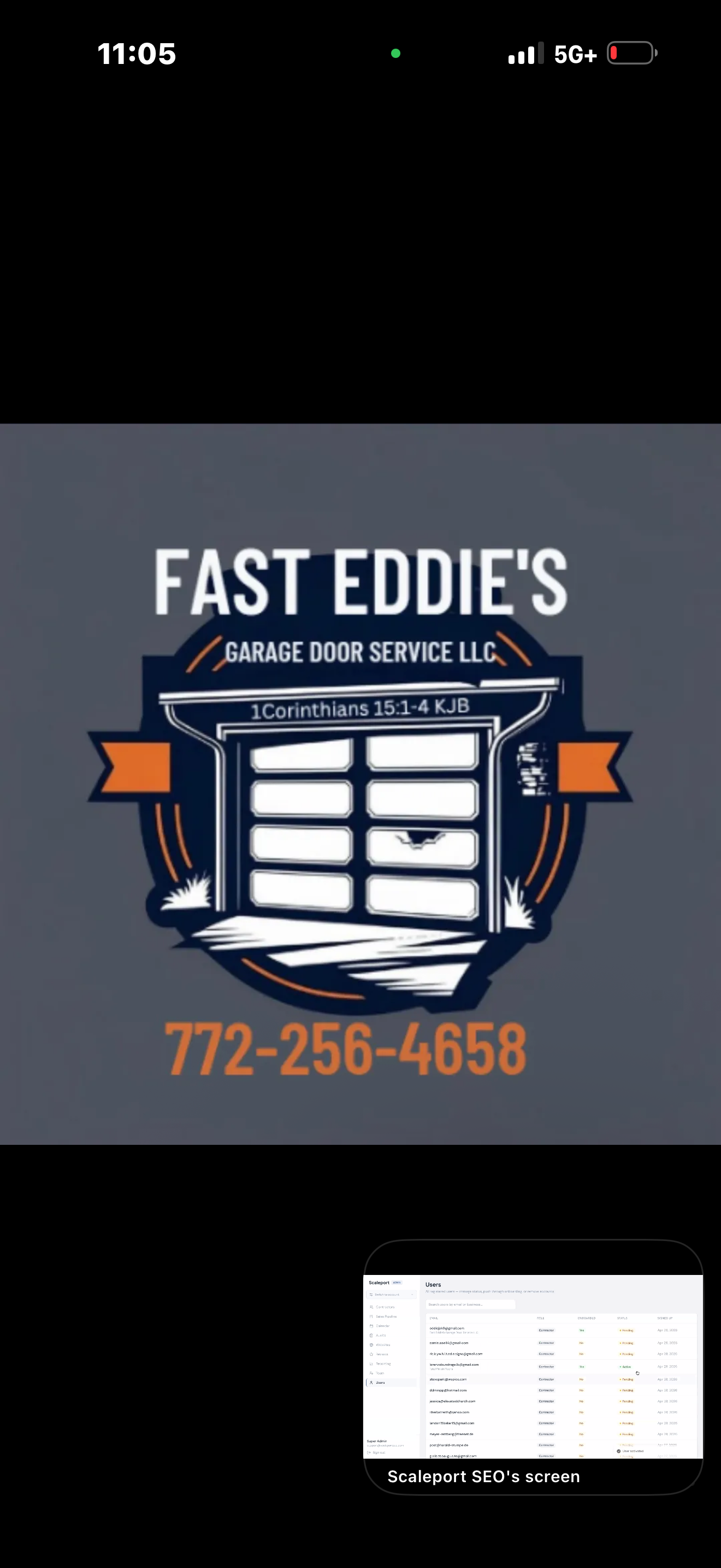 Fast Eddie's Garage Door Service LLC logo